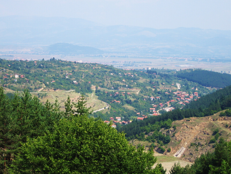 Село Слокощица,изглед от юг