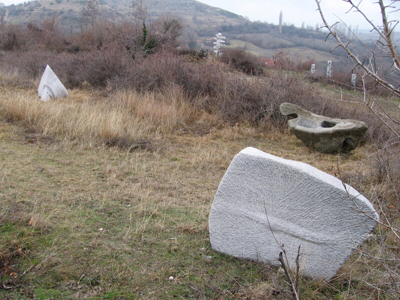 В склуптурния парк 