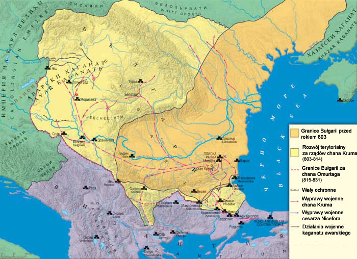 Граници на България при кан Крум