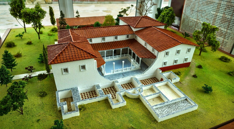 Макет на вилата
